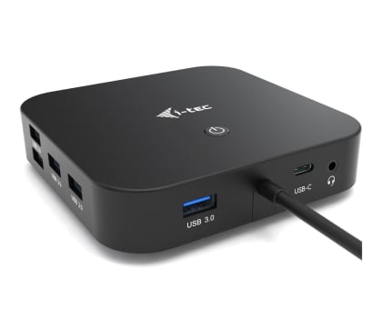 Stacja dokująca do laptopa i-tec USB-C Dual Display Dock 2x Display Port PD 100 W